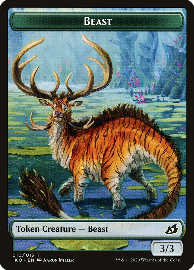 Beast Token [Ikoria: Lair of Behemoths Tokens] | The CG Realm