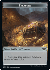 Saproling // Treasure Double-Sided Token [Double Masters 2022 Tokens] | The CG Realm