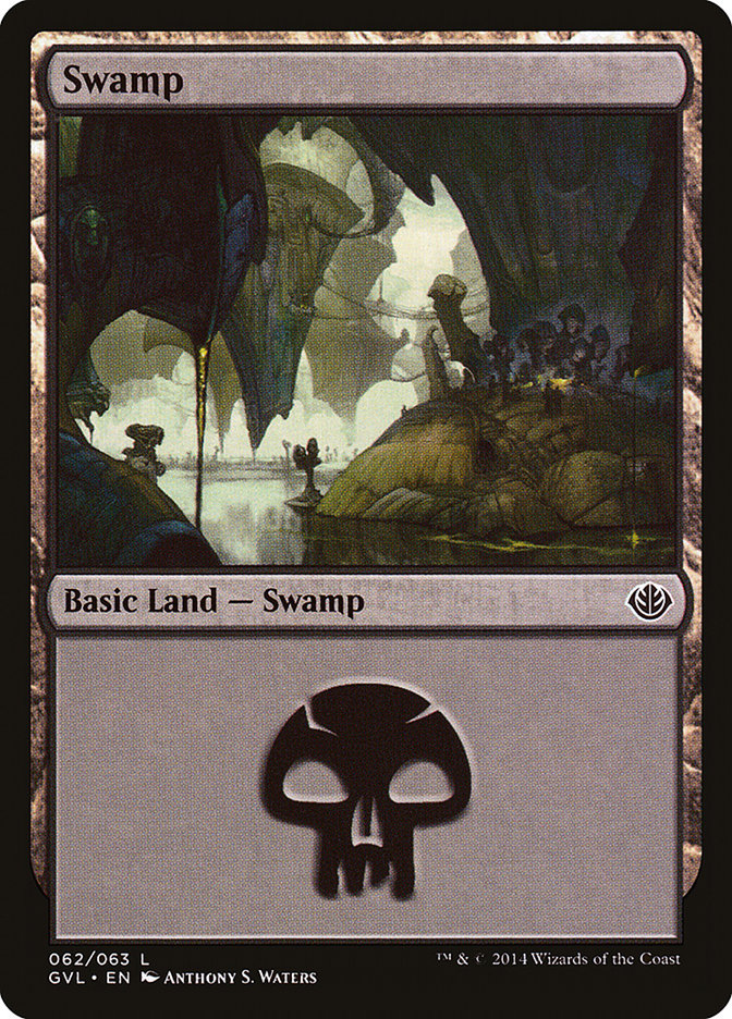 Swamp (62) (Garruk vs. Liliana) [Duel Decks Anthology] | The CG Realm