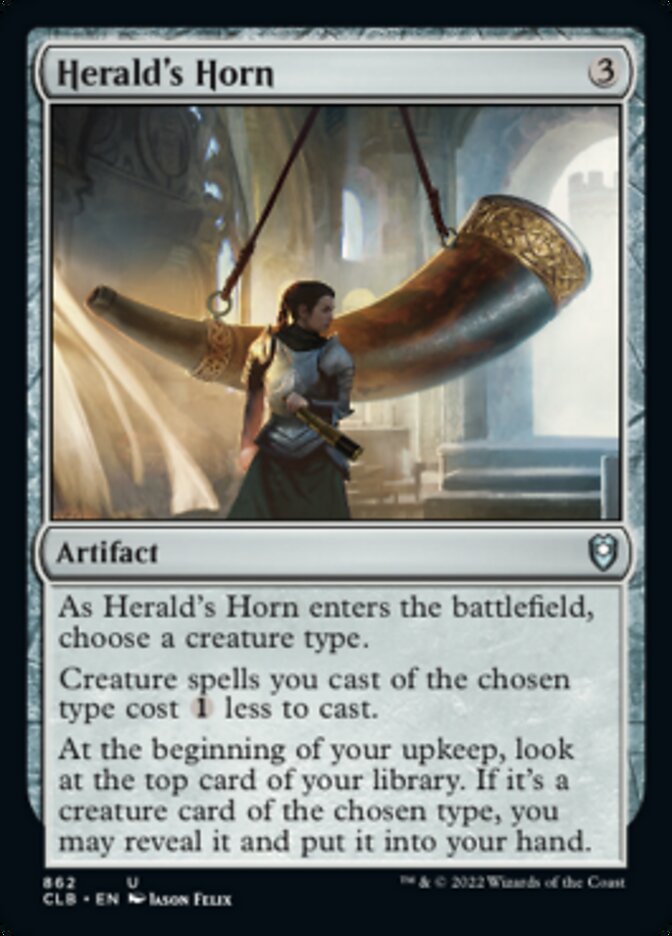 Herald's Horn [Commander Legends: Battle for Baldur's Gate] | The CG Realm