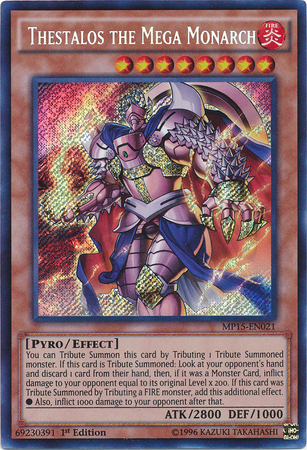 Thestalos the Mega Monarch [MP15-EN021] Secret Rare | The CG Realm