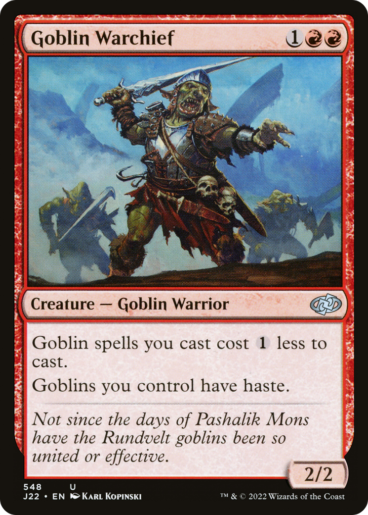 Goblin Warchief [Jumpstart 2022] | The CG Realm