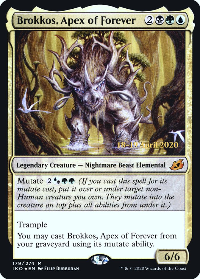 Brokkos, Apex of Forever [Ikoria: Lair of Behemoths Prerelease Promos] | The CG Realm