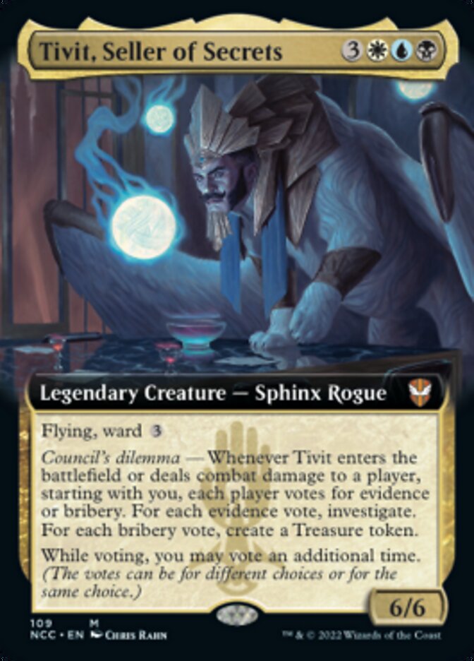 Tivit, Seller of Secrets (Extended Art) [Streets of New Capenna Commander] | The CG Realm