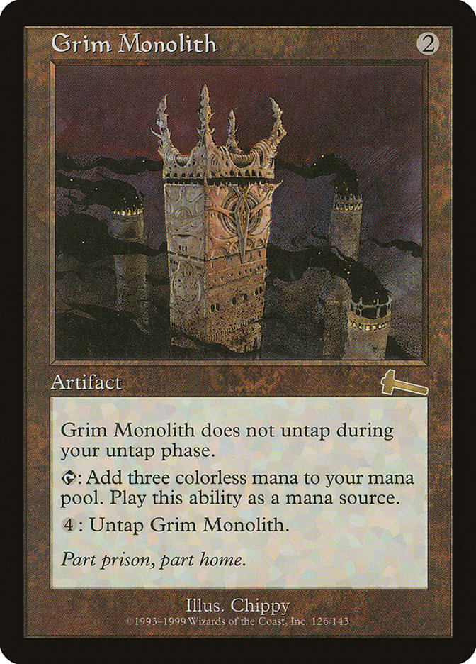 Grim Monolith [Urza's Legacy] | The CG Realm