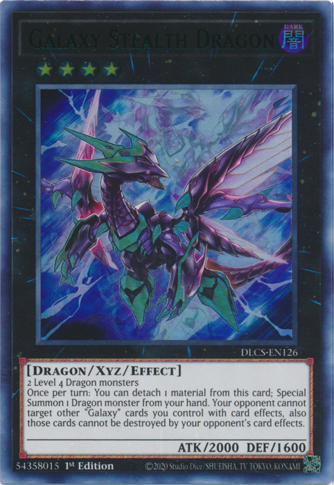 Galaxy Stealth Dragon (Green) [DLCS-EN126] Ultra Rare | The CG Realm