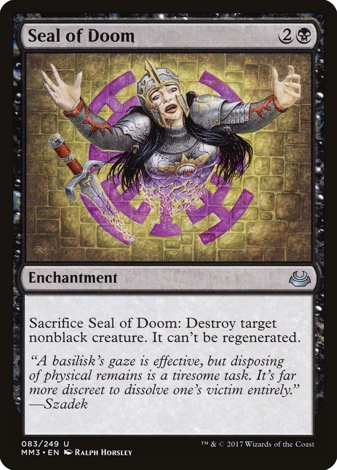 Seal of Doom [Modern Masters 2017] | The CG Realm