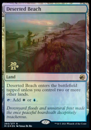 Deserted Beach [Innistrad: Midnight Hunt Prerelease Promos] | The CG Realm