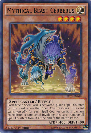 Mythical Beast Cerberus [BP03-EN018] Common | The CG Realm