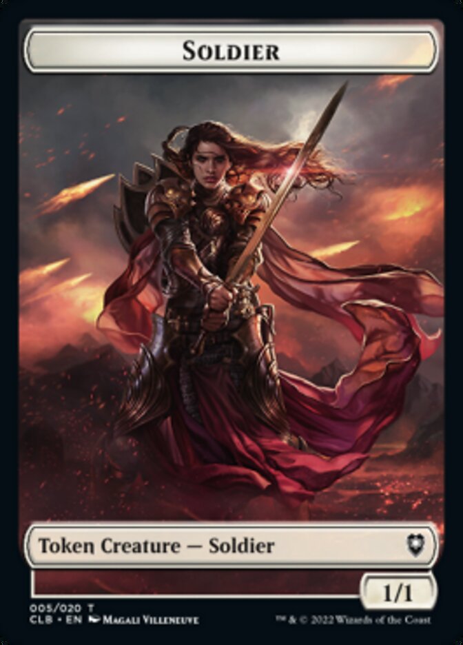 Treasure // Soldier Double-Sided Token [Commander Legends: Battle for Baldur's Gate Tokens] | The CG Realm