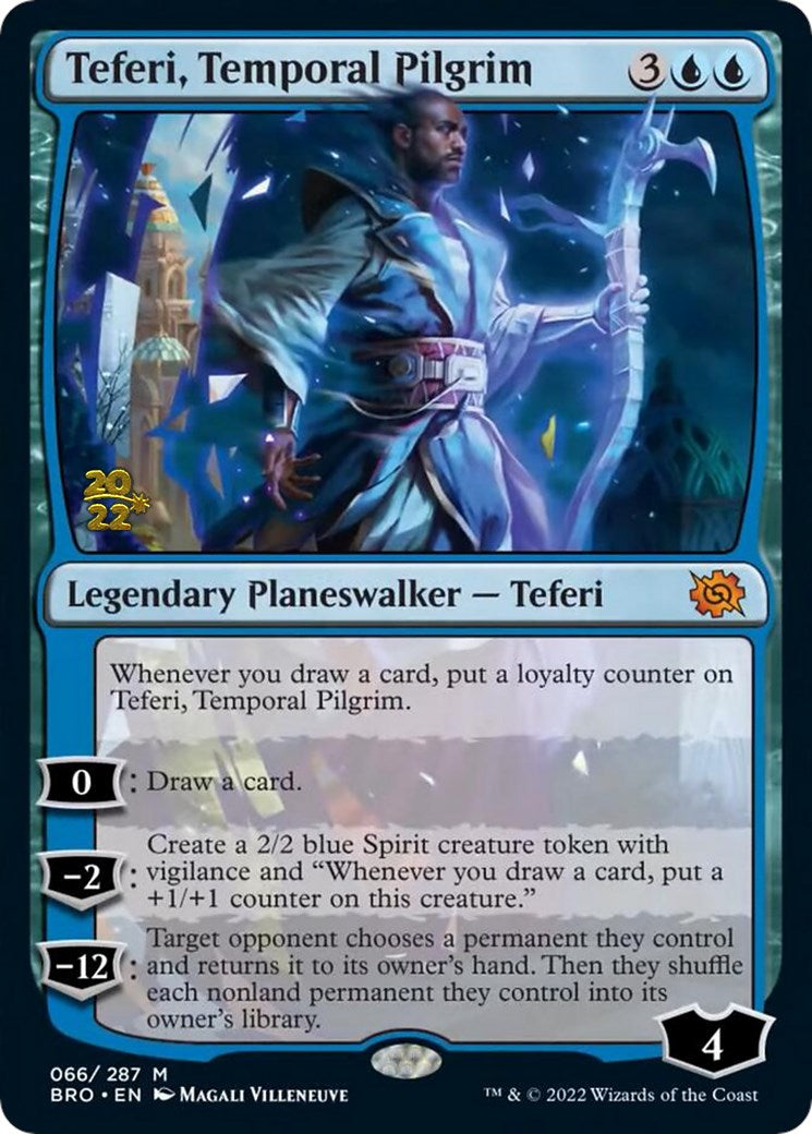 Teferi, Temporal Pilgrim [The Brothers' War Prerelease Promos] | The CG Realm