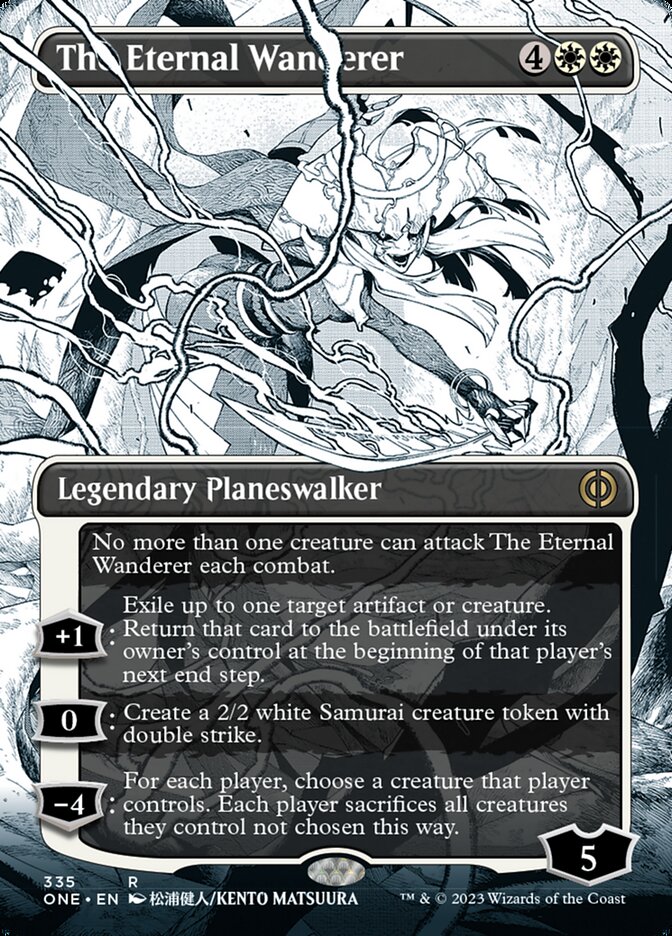 The Eternal Wanderer (Borderless Manga) [Phyrexia: All Will Be One] | The CG Realm