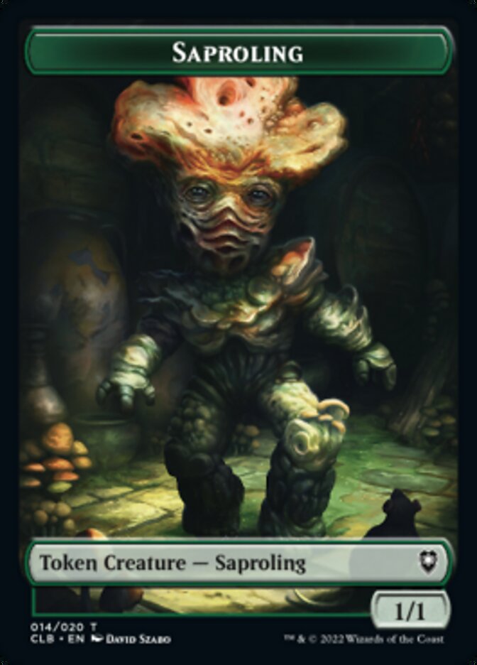 Saproling Token [Commander Legends: Battle for Baldur's Gate Tokens] | The CG Realm