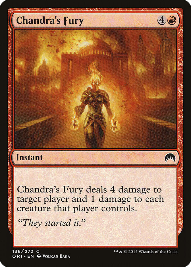 Chandra's Fury [Magic Origins] | The CG Realm