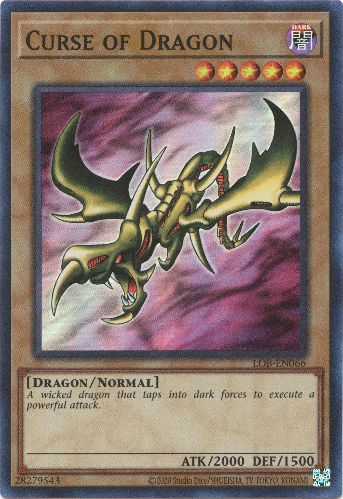 Curse of Dragon (25th Anniversary) [LOB-EN066] Super Rare | The CG Realm