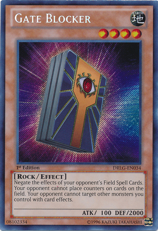 Gate Blocker [DRLG-EN034] Secret Rare | The CG Realm