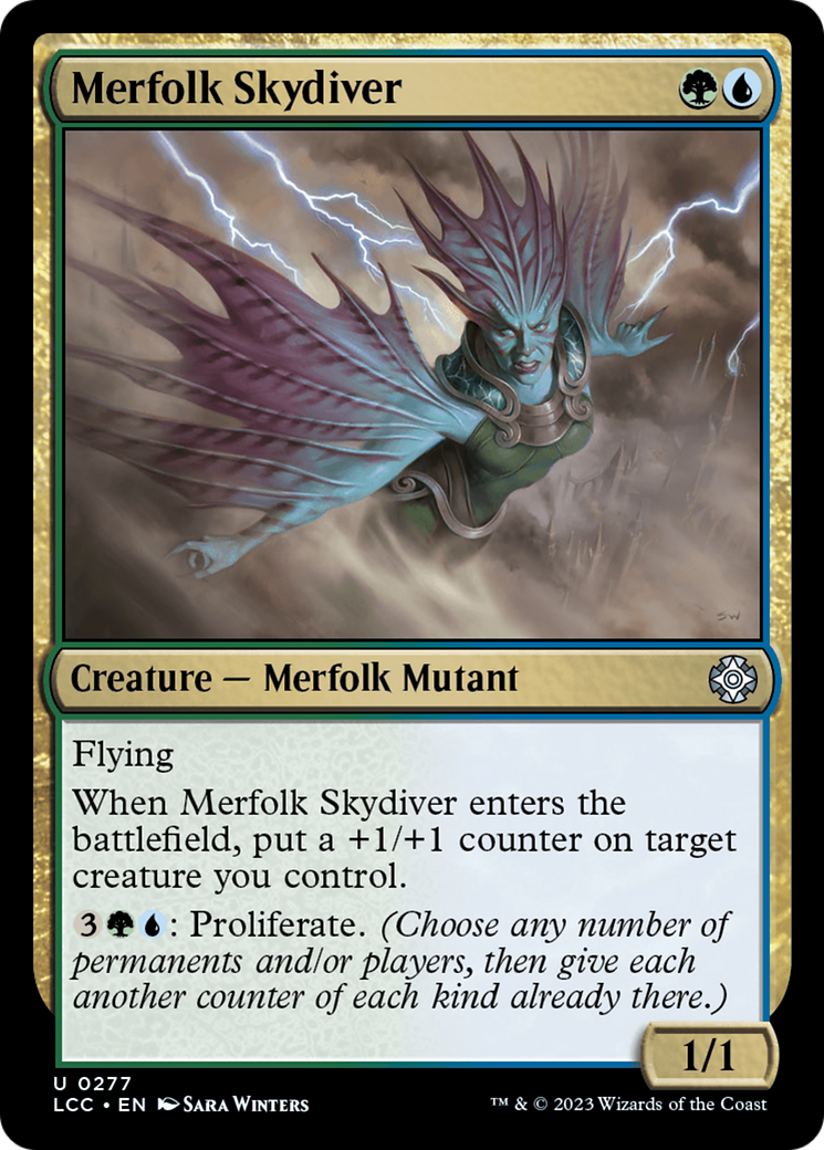 Merfolk Skydiver [The Lost Caverns of Ixalan Commander] | The CG Realm