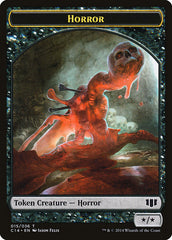 Horror // Zombie (016/036) Double-Sided Token [Commander 2014 Tokens] | The CG Realm