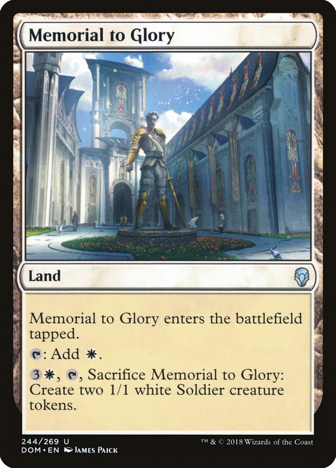 Memorial to Glory [Dominaria] | The CG Realm