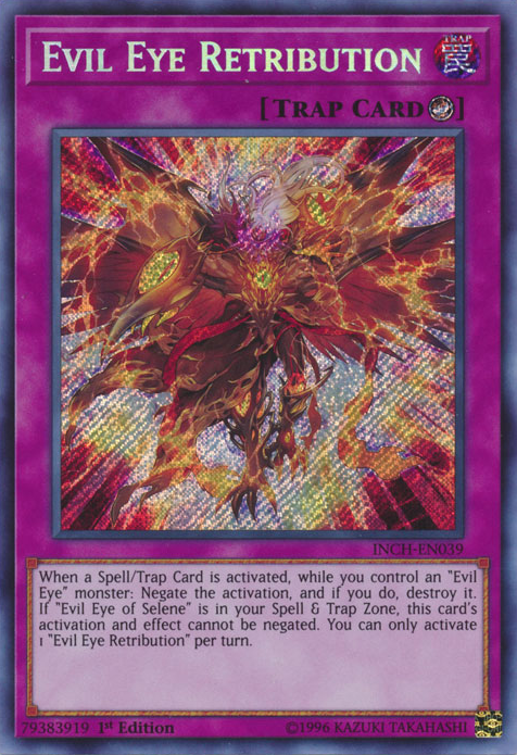 Evil Eye Retribution [INCH-EN039] Secret Rare | The CG Realm