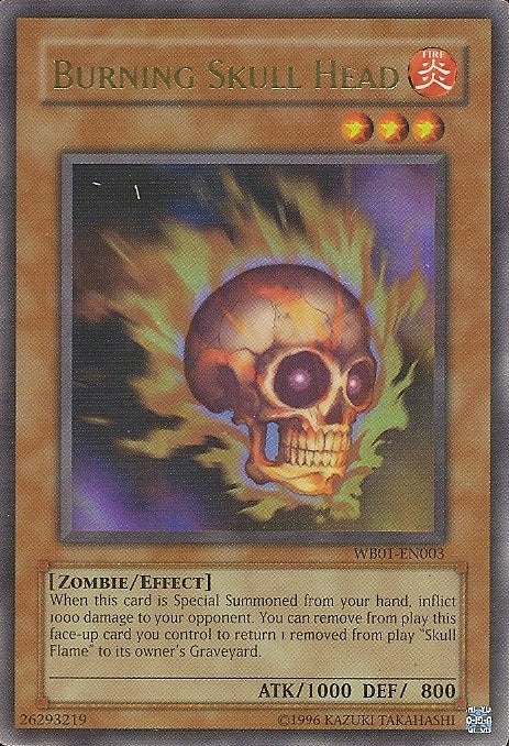 Burning Skull Head [WB01-EN003] Super Rare | The CG Realm