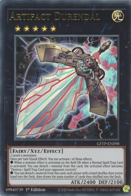 Artifact Durendal [GFTP-EN098] Ultra Rare | The CG Realm