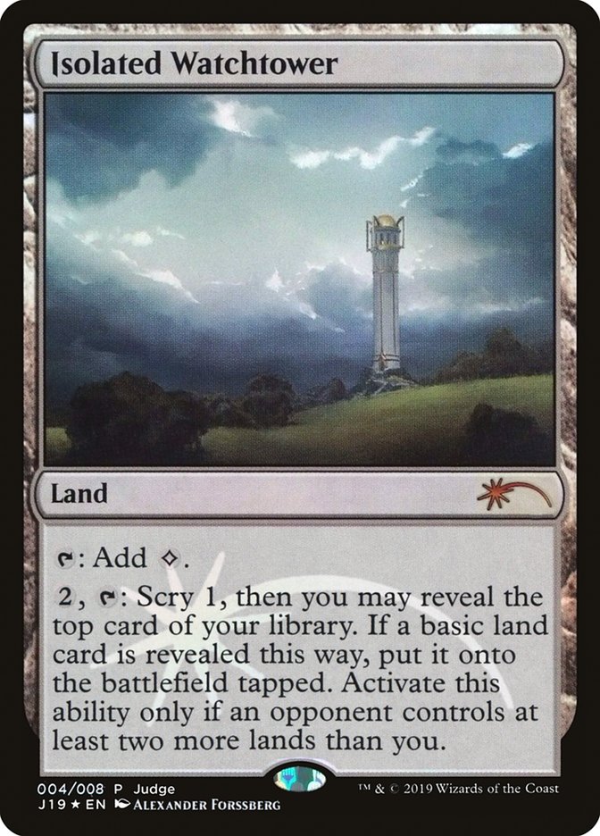 Isolated Watchtower [Judge Gift Cards 2019] | The CG Realm