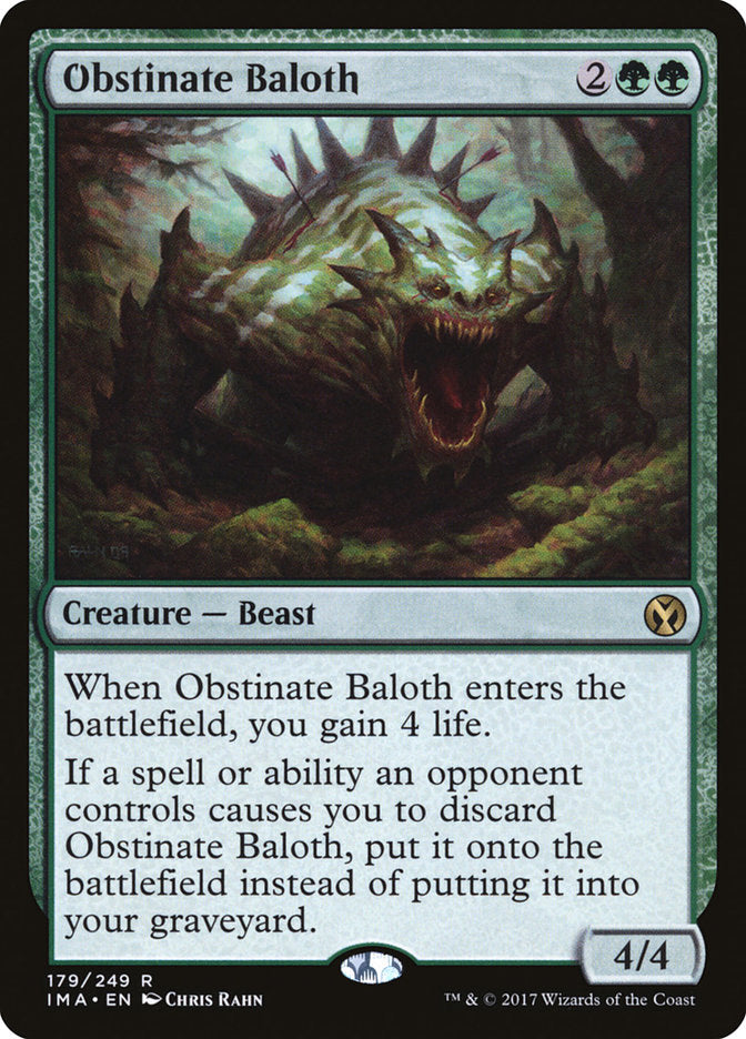 Obstinate Baloth [Iconic Masters] | The CG Realm