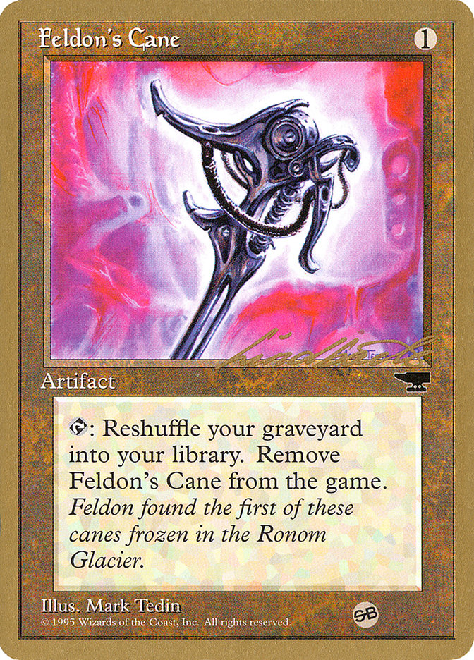 Feldon's Cane (Leon Lindback) (SB) [Pro Tour Collector Set] | The CG Realm