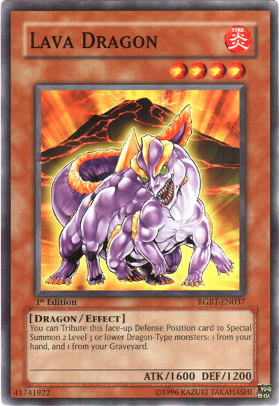 Lava Dragon [RGBT-EN037] Common | The CG Realm