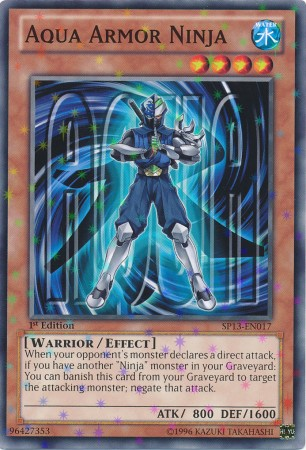 Aqua Armor Ninja [SP13-EN017] Starfoil Rare | The CG Realm