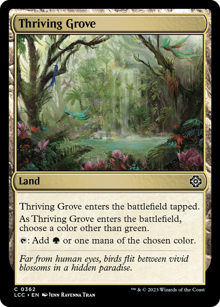 Thriving Grove [The Lost Caverns of Ixalan Commander] | The CG Realm