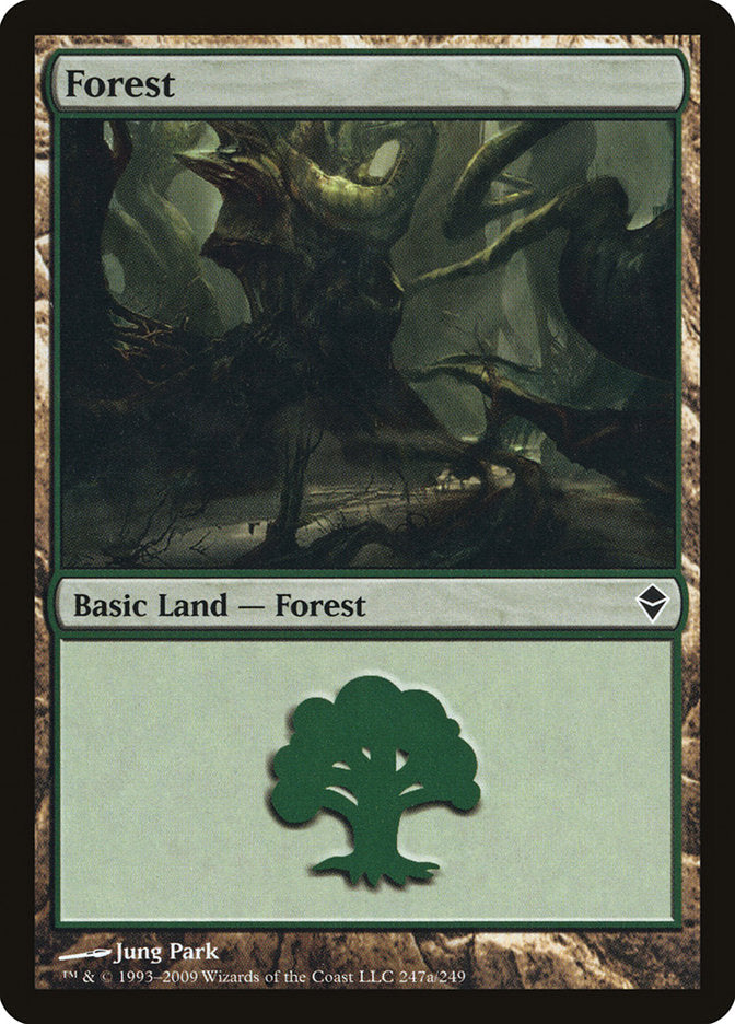 Forest (247a) [Zendikar] | The CG Realm