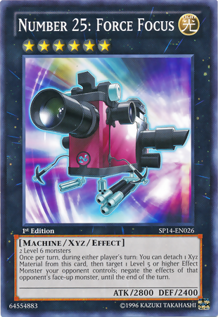 Number 25: Force Focus [SP14-EN026] Starfoil Rare | The CG Realm