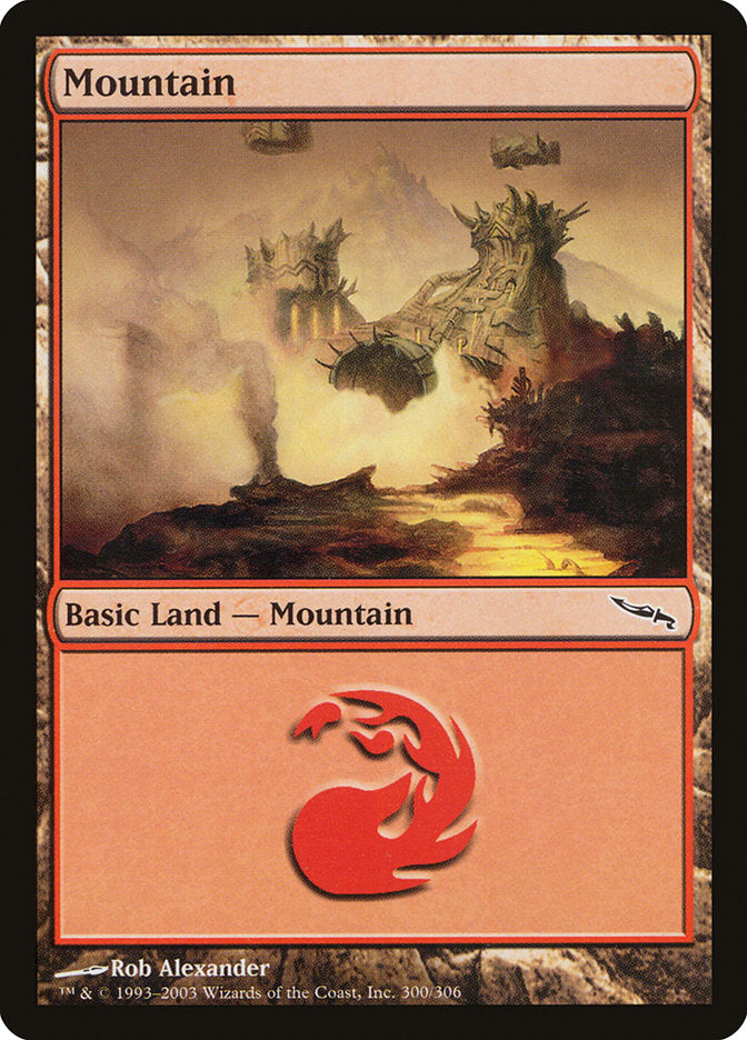 Mountain (300) [Mirrodin] | The CG Realm