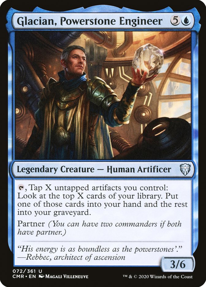 Glacian, Powerstone Engineer [Commander Legends] | The CG Realm