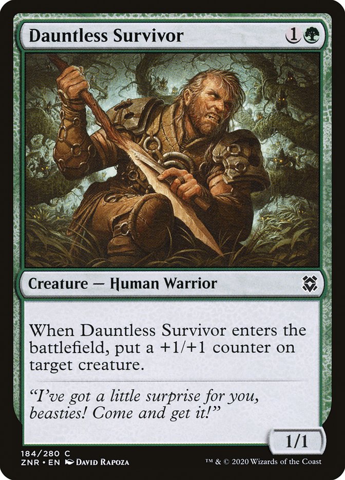 Dauntless Survivor [Zendikar Rising] | The CG Realm