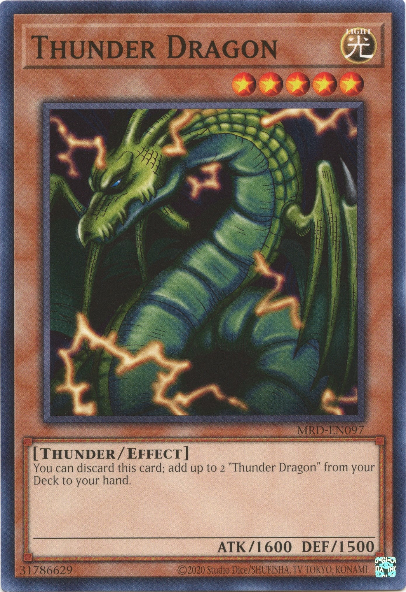 Thunder Dragon (25th Anniversary) [MRD-EN097] Common | The CG Realm