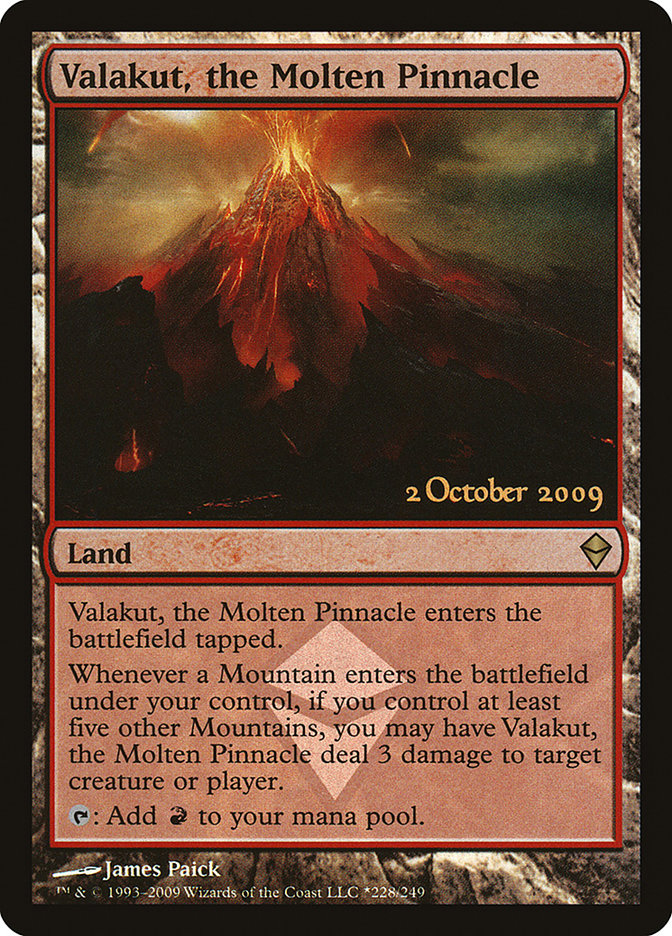 Valakut, the Molten Pinnacle [Zendikar Prerelease Promos] | The CG Realm