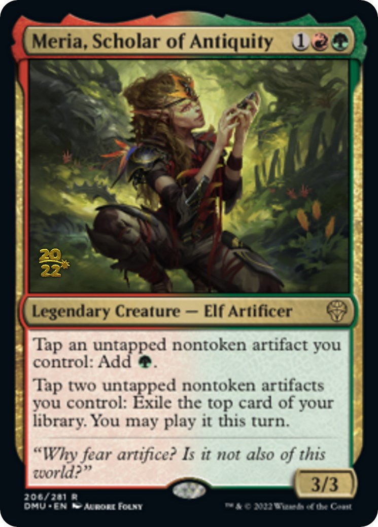 Meria, Scholar of Antiquity [Dominaria United Prerelease Promos] | The CG Realm