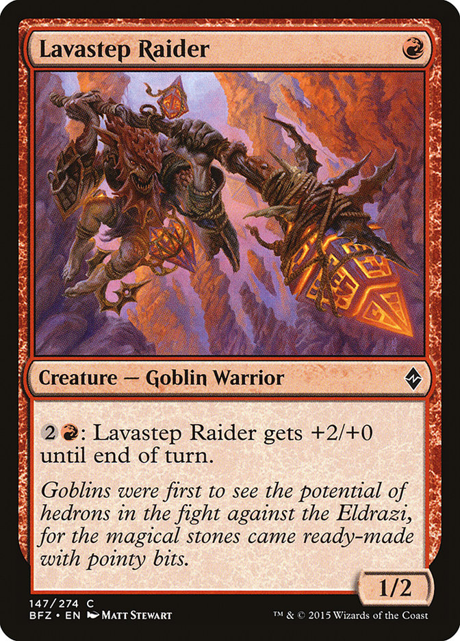 Lavastep Raider [Battle for Zendikar] | The CG Realm