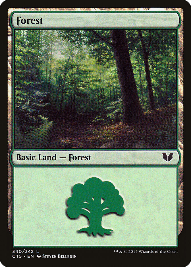 Forest (340) [Commander 2015] | The CG Realm