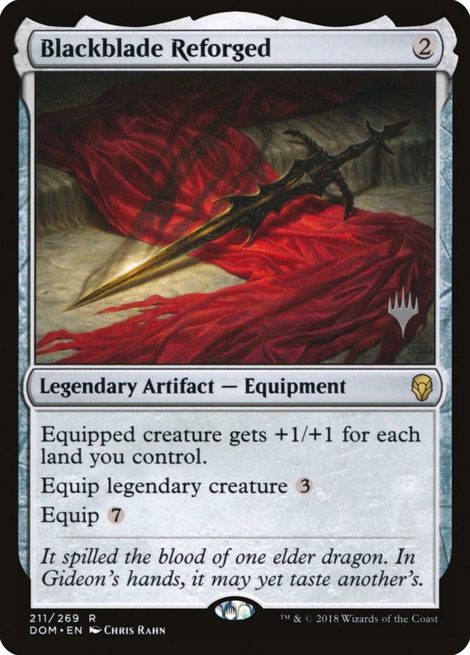 Blackblade Reforged (Promo Pack) [Dominaria Promos] | The CG Realm