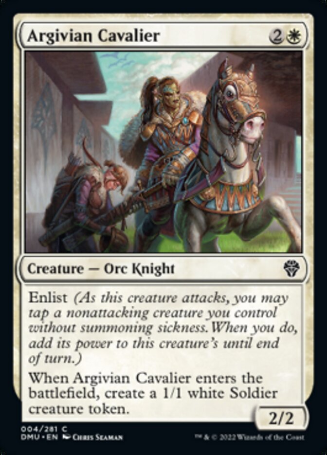 Argivian Cavalier [Dominaria United] | The CG Realm