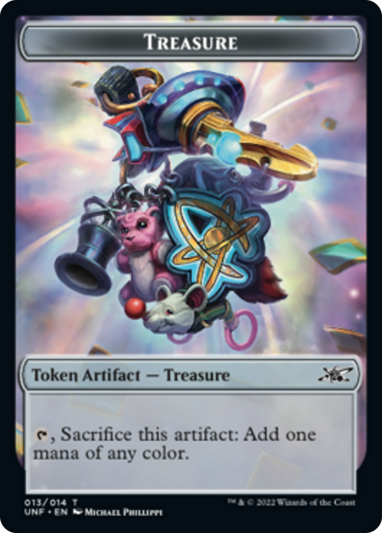 Teddy Bear // Treasure (013) Double-Sided Token [Unfinity Tokens] | The CG Realm