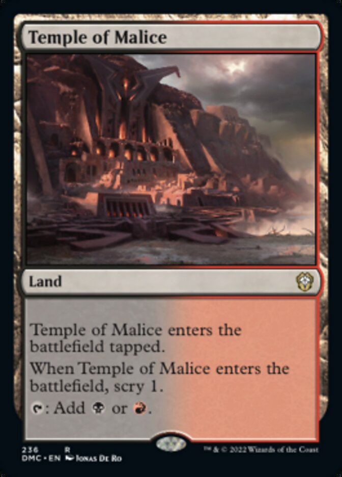 Temple of Malice [Dominaria United Commander] | The CG Realm