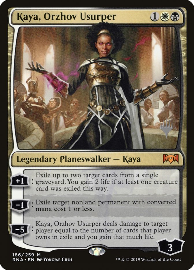 Kaya, Orzhov Usurper (Promo Pack) [Ravnica Allegiance Promos] | The CG Realm