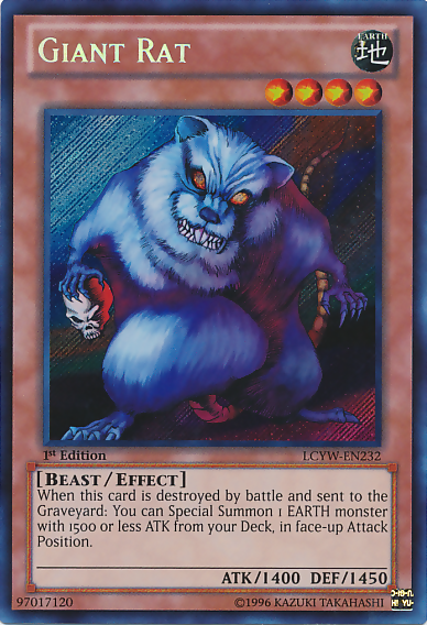 Giant Rat [LCYW-EN232] Secret Rare | The CG Realm