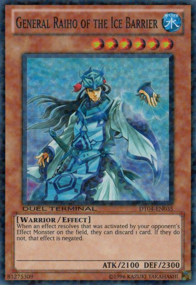 General Raiho of the Ice Barrier [DT04-EN035] Super Rare | The CG Realm