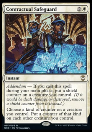 Contractual Safeguard (Promo Pack) [Streets of New Capenna Commander Promos] | The CG Realm